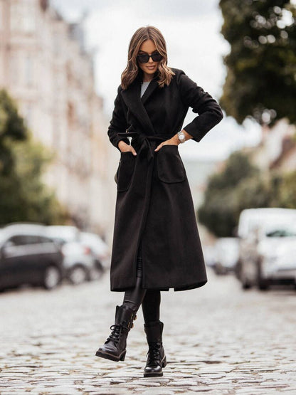 LYABO - Belted Longline Coat