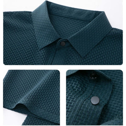 MARK - Luxury Textured Men's Polo-Shirt