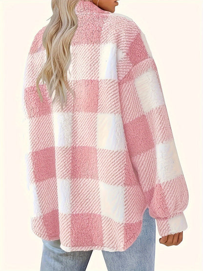 JESSIE - Plaid Pattern Jacket