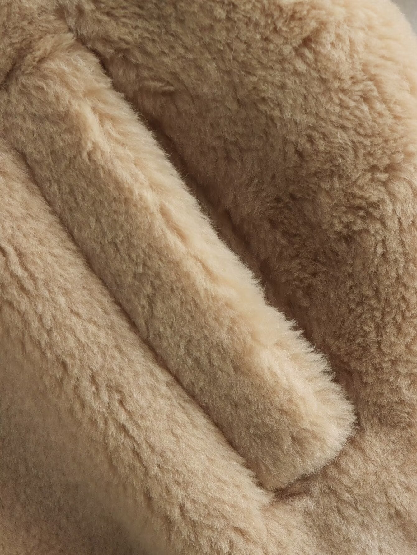 COSMA - Soft Oversized Teddy Bear Fleece Jacket