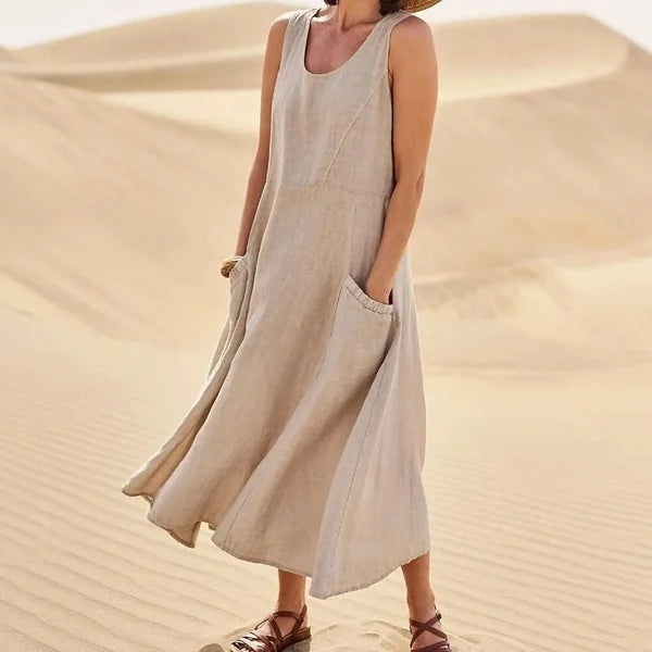 Georgia™️ - Linen Dress