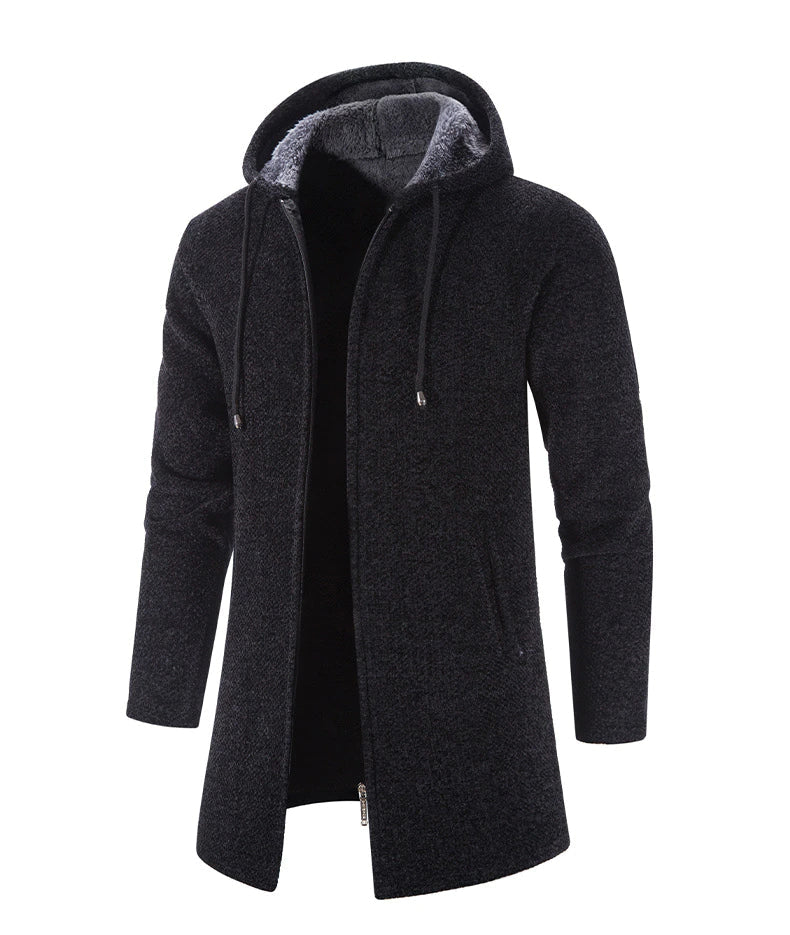 KRIST - Men's Long Hooded Cardigan