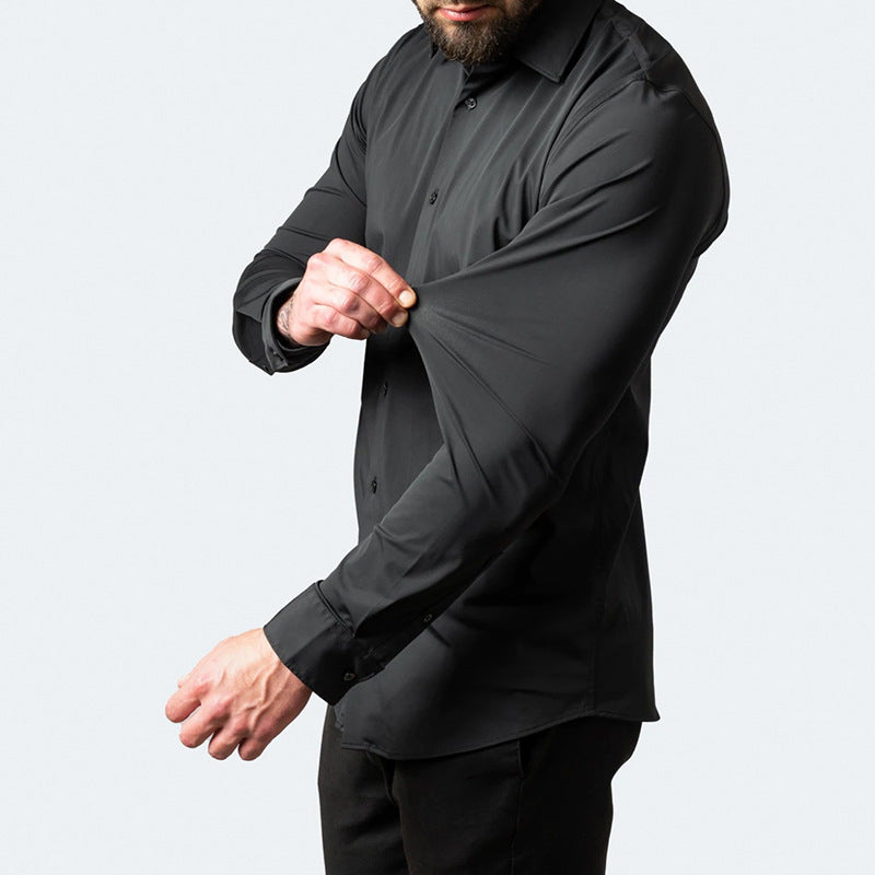 STEFAN - Men's Wrinkle-Free Stretch Shirt