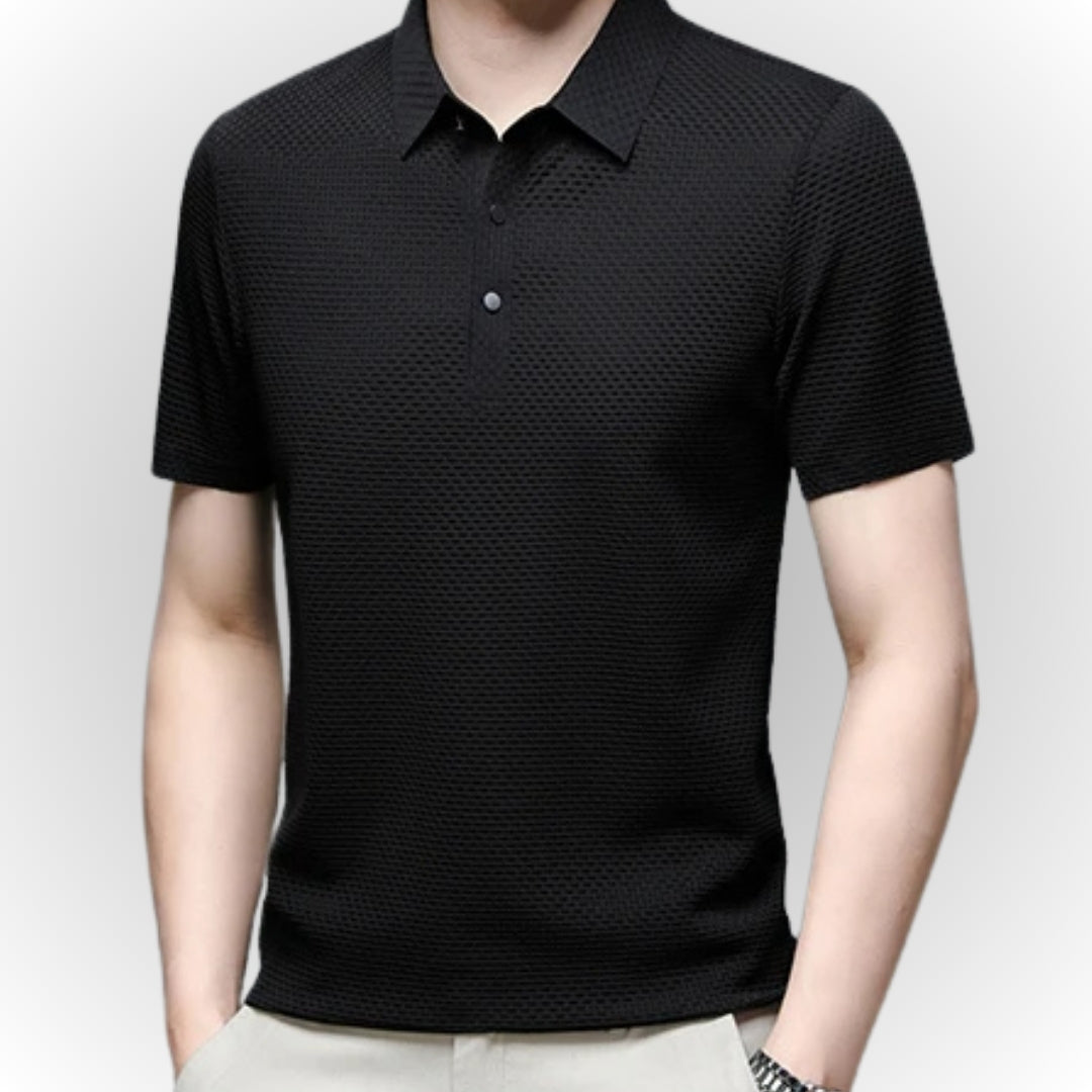 MARK - Luxury Textured Men's Polo-Shirt