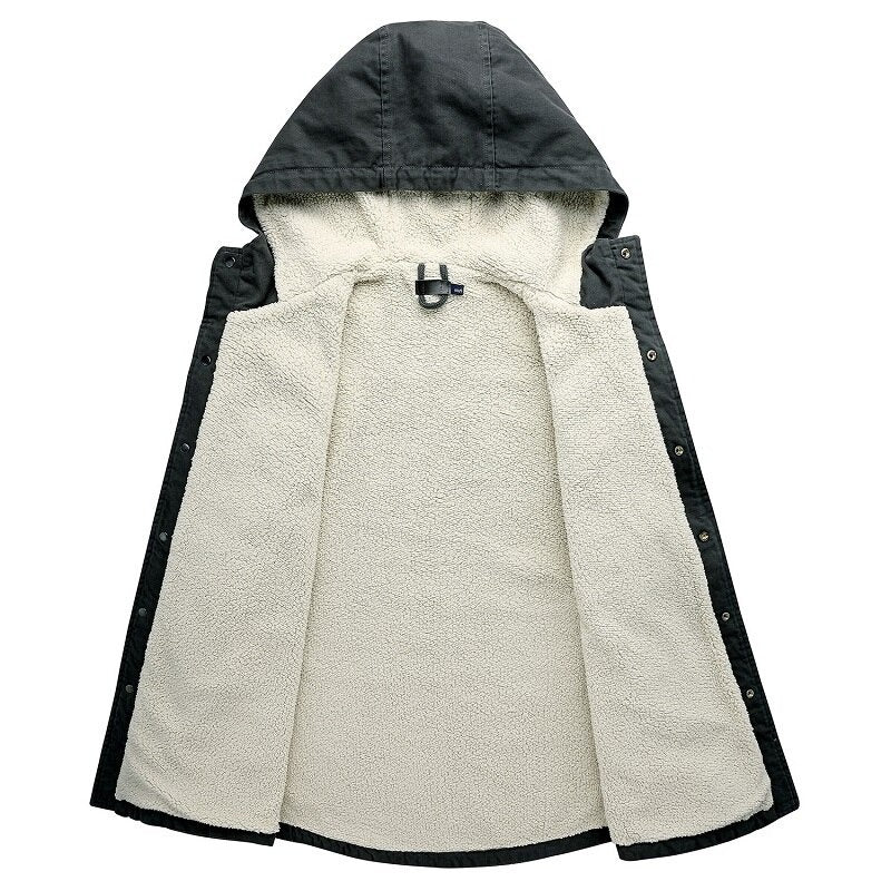 THIAGO - Fleece Winter Jacket With Inner Lining