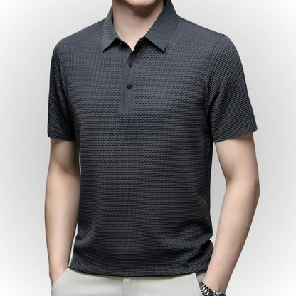 MARK - Luxury Textured Men's Polo-Shirt