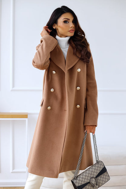 ILONA - Double Breasted Wool Coat