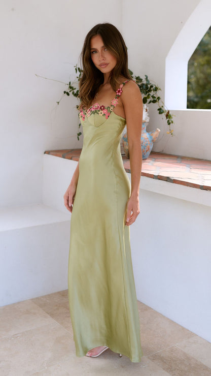 Chelsey - Maxi Dress with Floral Detail