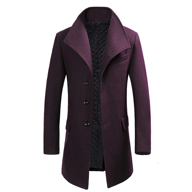 RIVALI - Men's Long Wool Coat