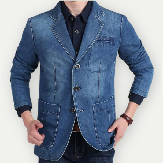 LEO - Men's Premium Denim Blazer