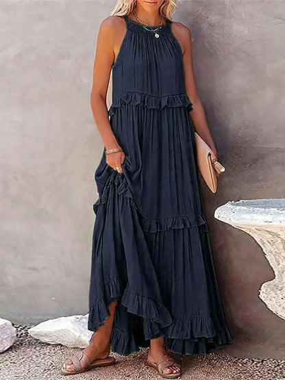 Blanche™ | Halter Maxi Dress