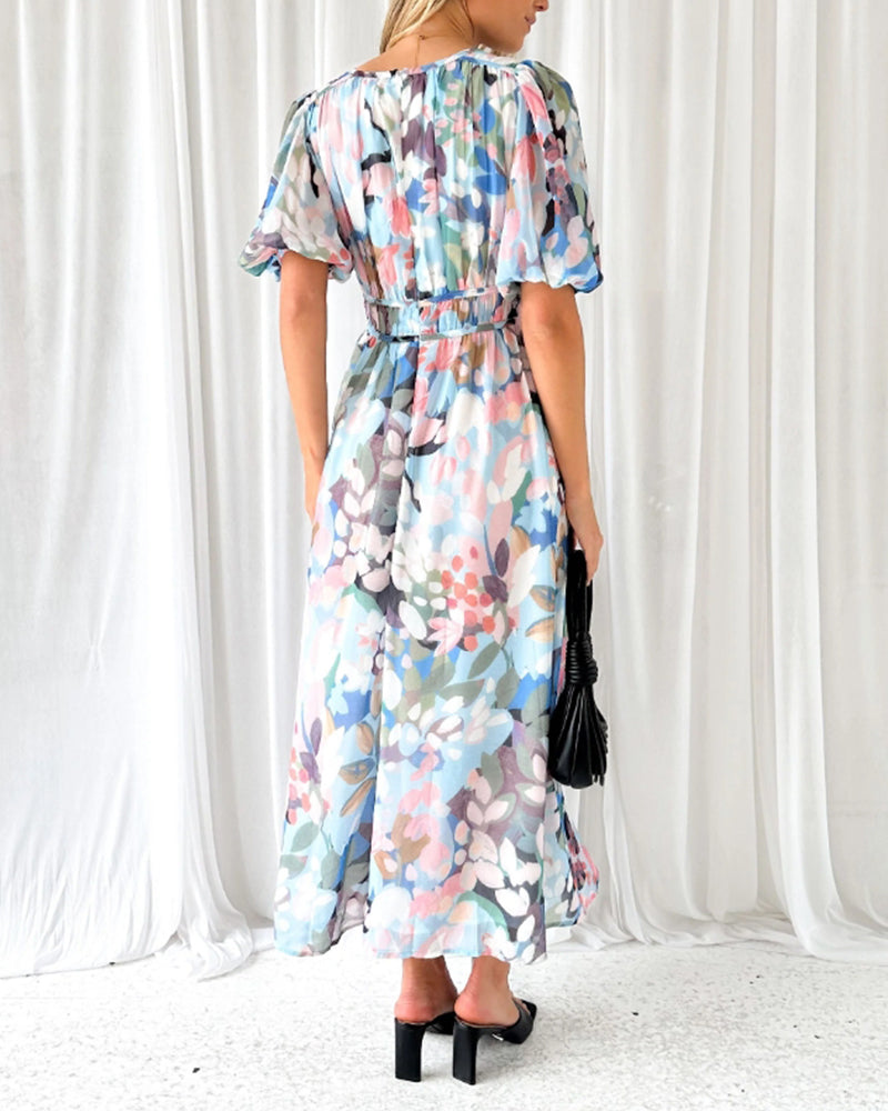 Evie™ -  Elegant Floral Dress