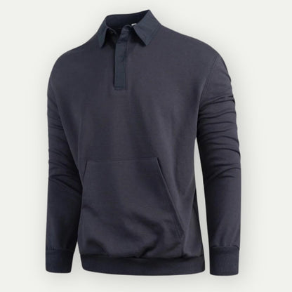 JACKS - Classic Collared Pullover Sweatshirt