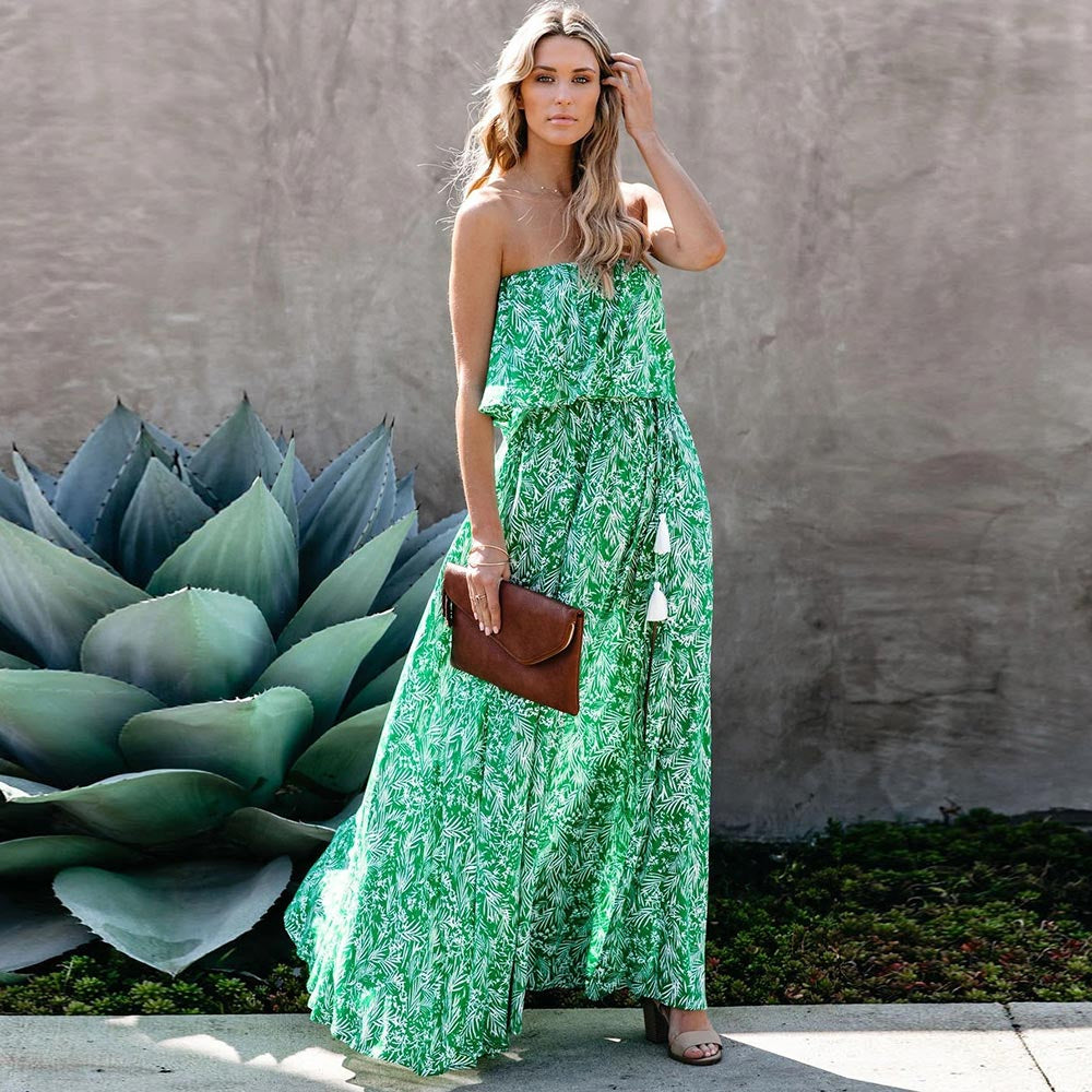 AMELIA - Split Maxi Dress