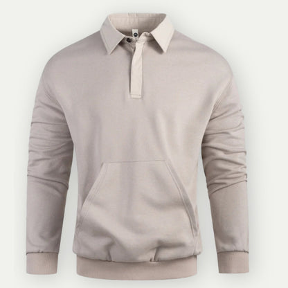 JACKS - Classic Collared Pullover Sweatshirt