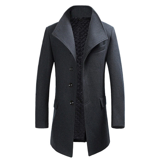 RIVALI - Men's Long Wool Coat