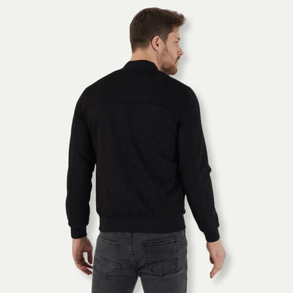 LEONTI - Men's Suede Bomber Jacket