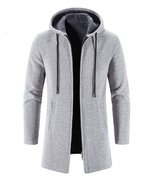 KRIST - Men's Long Hooded Cardigan