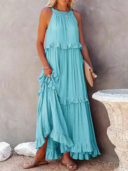 Blanche™ | Halter Maxi Dress