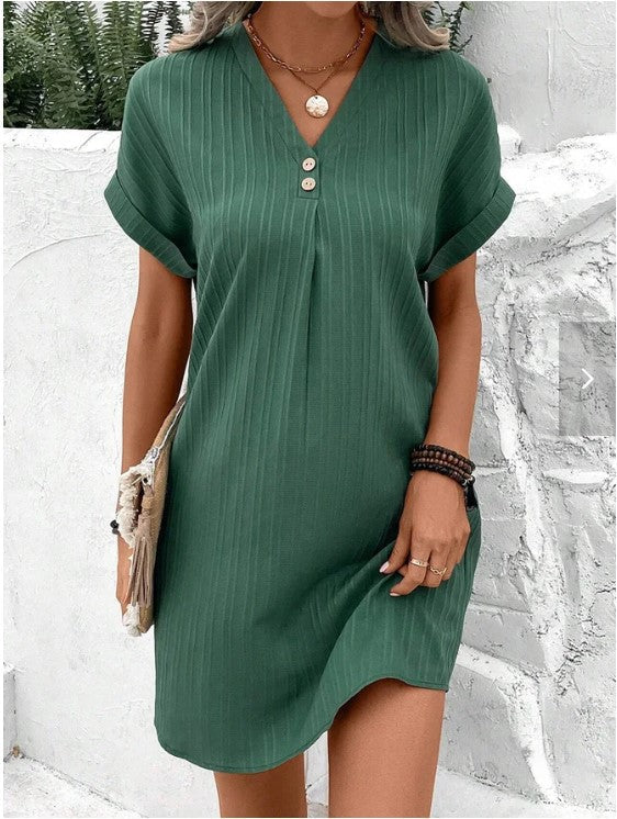 Charel™ - Light Dress with V-neck