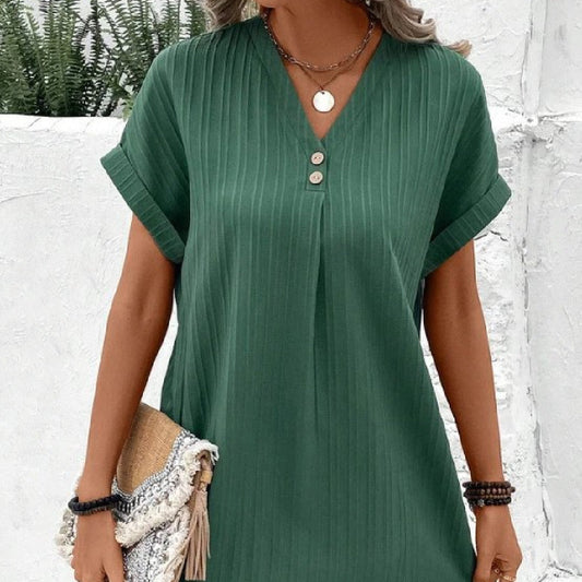 Charel™ - Light Dress with V-neck