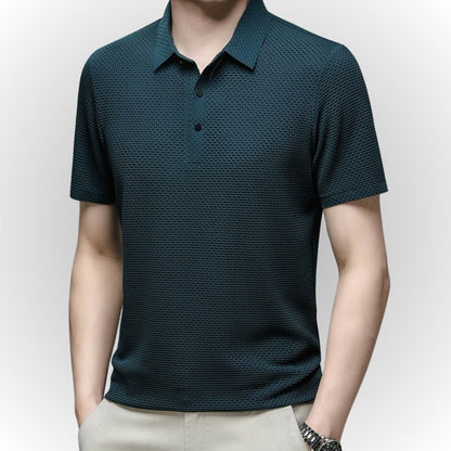 MARK - Luxury Textured Men's Polo-Shirt