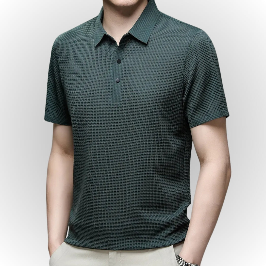 MARK - Luxury Textured Men's Polo-Shirt