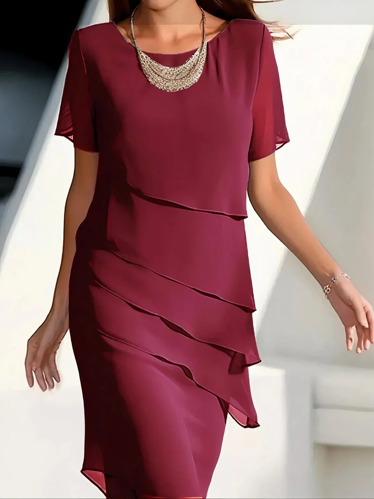 Laura™ - Elegant Layered Dress