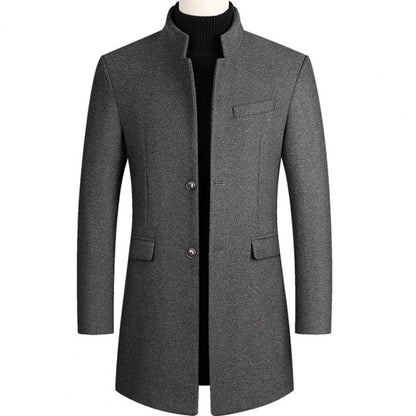 HAROLD - Effen Wool Trench Coat Windproof