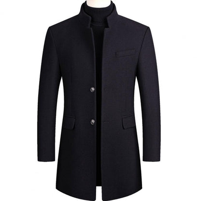 HAROLD - Effen Wool Trench Coat Windproof