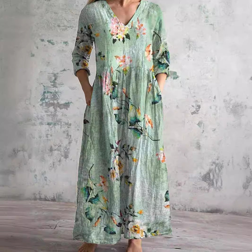 Anilum™ |  Maxi Floral  Dress