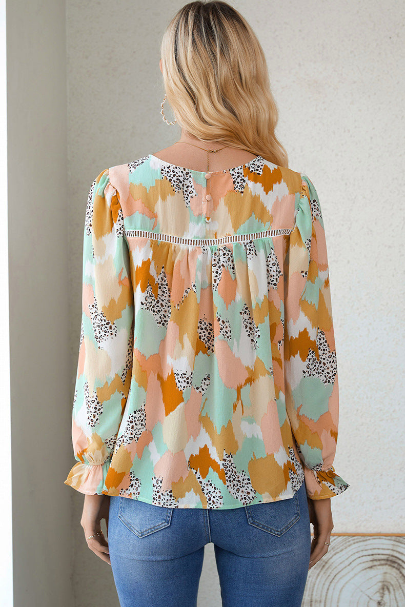 HALLE - Abstract Printed Shirt