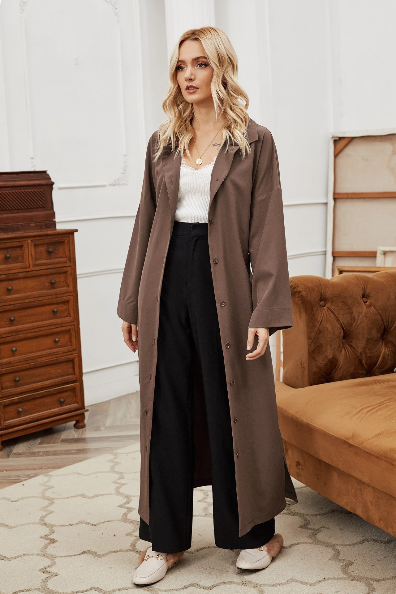 JAEL - Longline Trench Coat