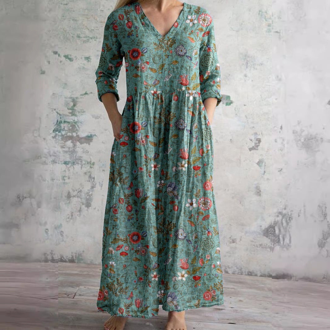 Anilum™ |  Maxi Floral  Dress