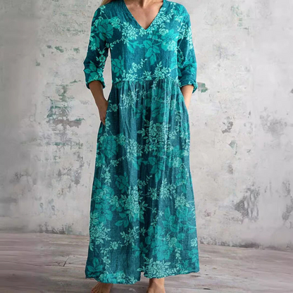 Anilum™ |  Maxi Floral  Dress