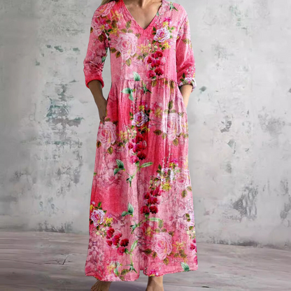 Anilum™ |  Maxi Floral  Dress