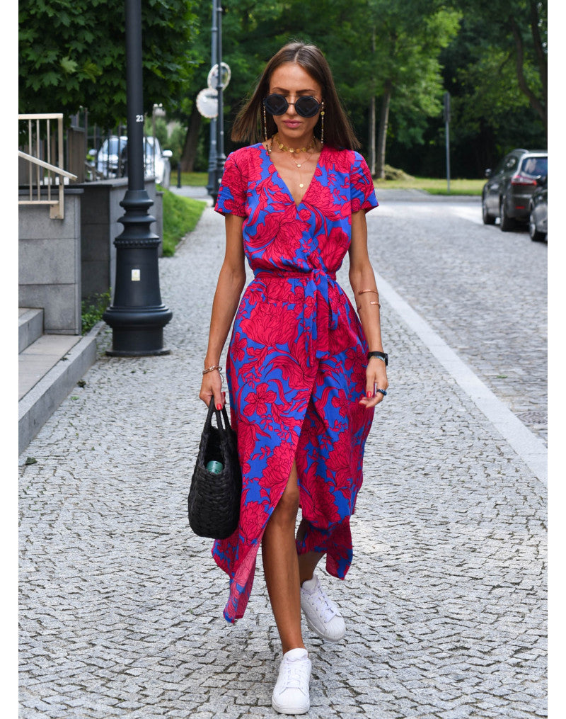 Mia™ - Elegant Printed Dress