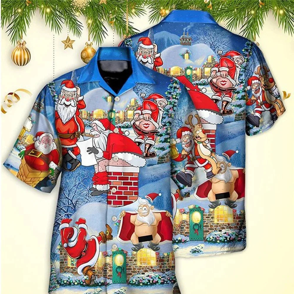 Hawaiian christmas shirt