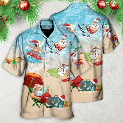 Hawaiian christmas shirt