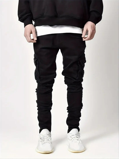 VIBEZ - Skinny Fit Cargo Jeans