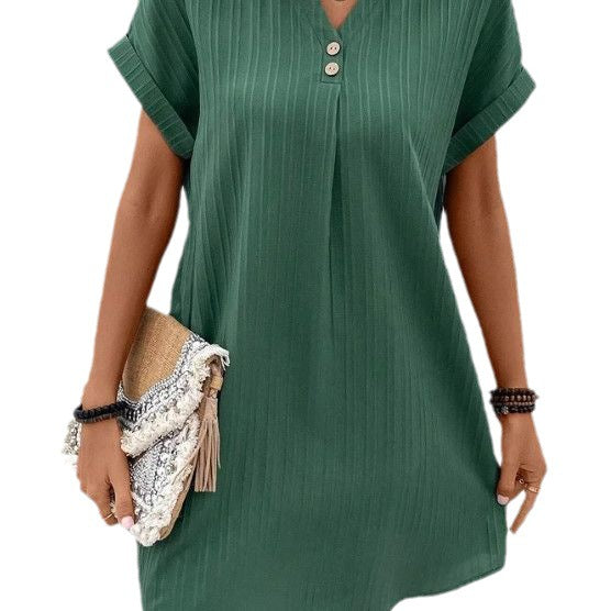 Charel™ - Light Dress with V-neck