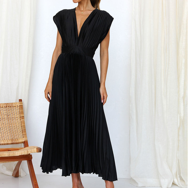 AYANIA - Pleated Summer Dress