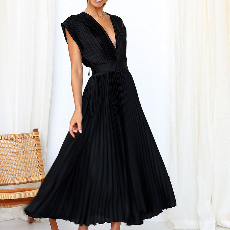 AYANIA - Pleated Summer Dress