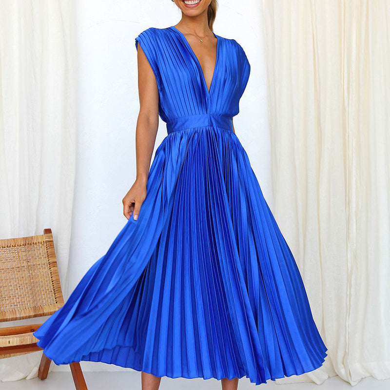 AYANIA - Pleated Summer Dress