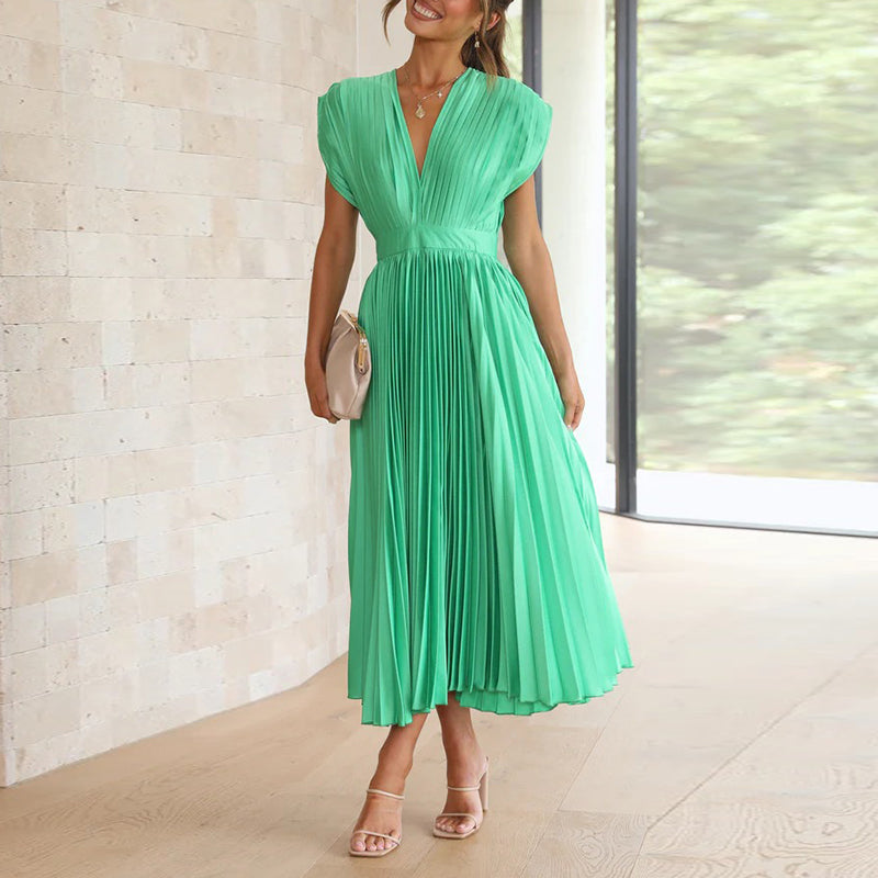 AYANIA - Pleated Summer Dress