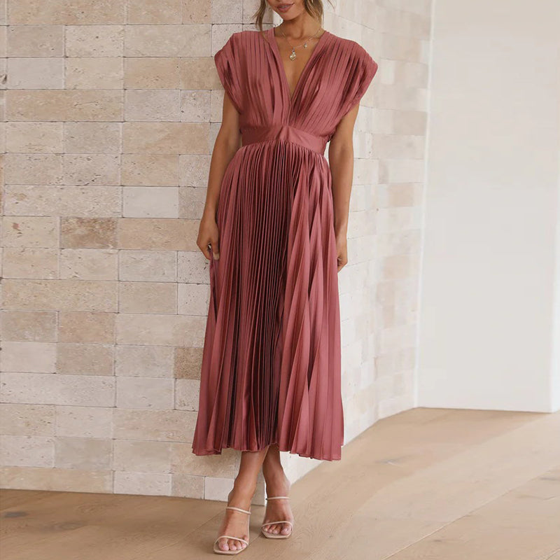 AYANIA - Pleated Summer Dress