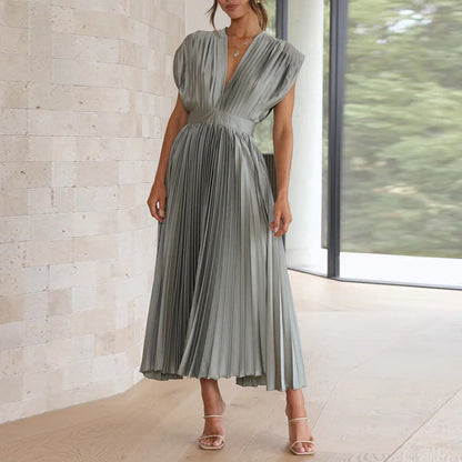 AYANIA - Pleated Summer Dress