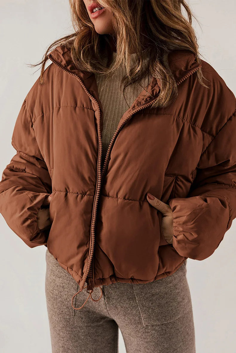 VESTA - Puffer Jacket with Cinched Waist