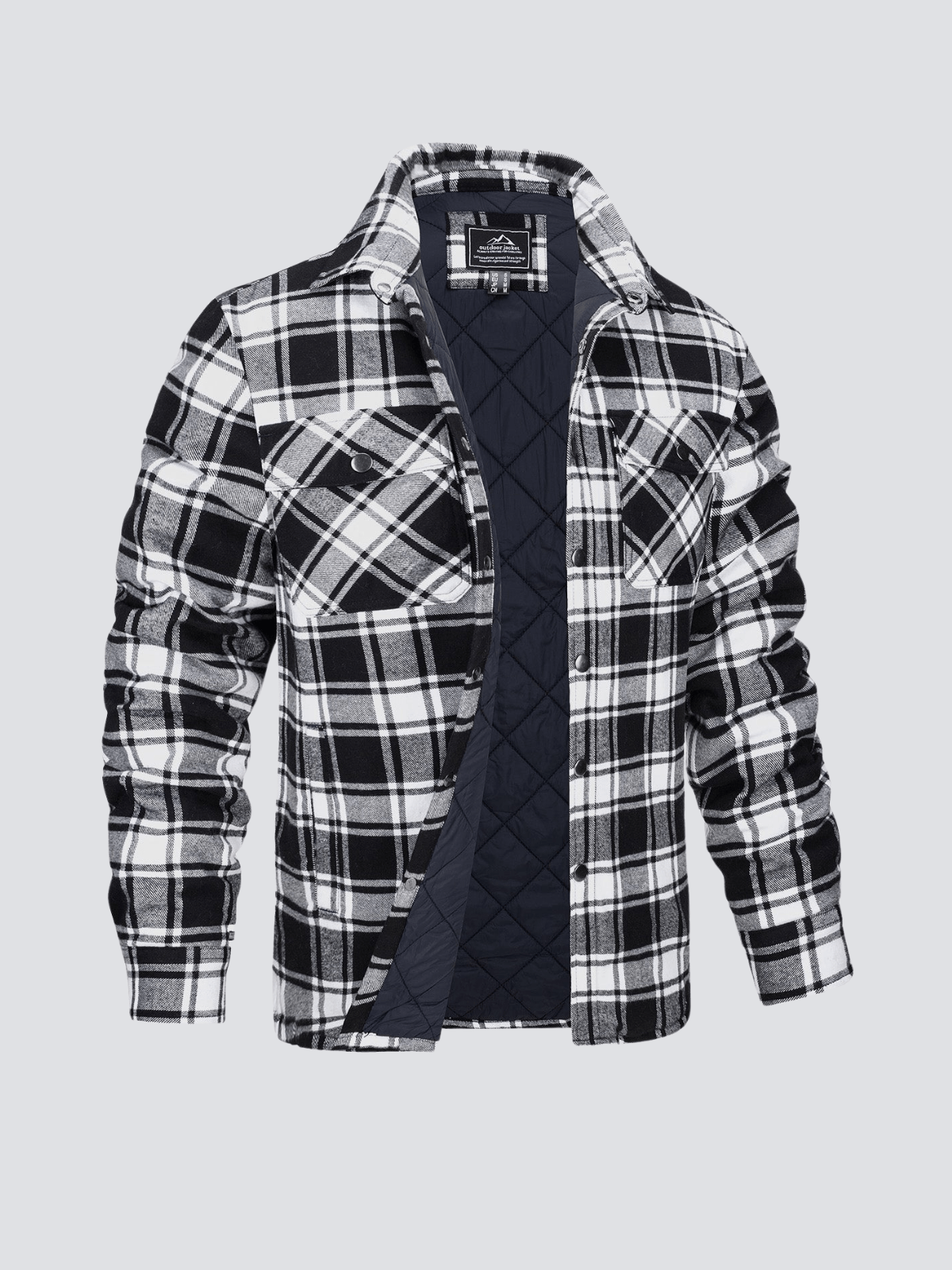 Jeremy™ - Striped Flannel Jacket