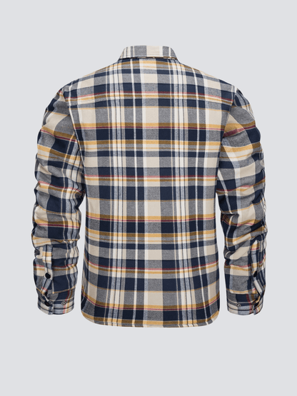 Jeremy™ - Striped Flannel Jacket